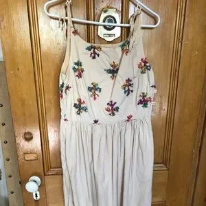 Ghost Dresses Ghost Cotton Tiestrap Sundress With Multicolored